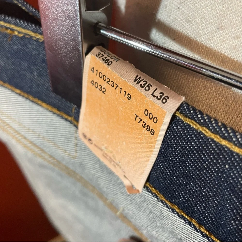 Levi’s Men’s NWT 501 Straight‎ Leg Shrink To Fit Blue Rigid Treatment Work Jeans